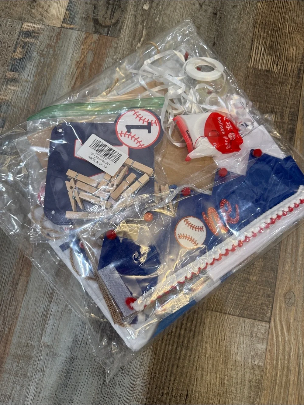 Kids Baseball-ONE Year old Themed Party Rookie Kit